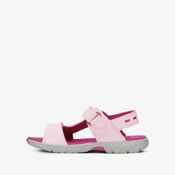 Dziecięce sandały / klapki TIMBERLAND MOSS JUMP 2 STRAP SANDAL YOUTH tb0a2aj3x821 kolor fioletowy