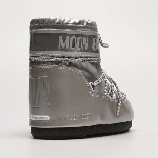 Damskie śniegowce MOON BOOT ICON LOW GLANCE  14093500002 kolor srebrny