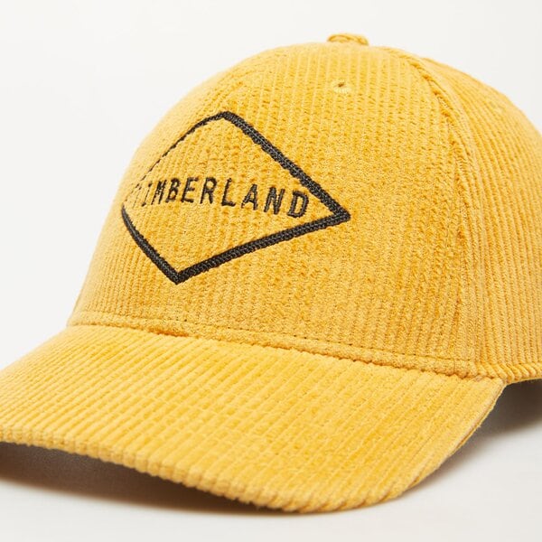 Damska czapka z daszkiem TIMBERLAND CZAPKA CORDUROY CAP tb0a2psqefm1 kolor żółty