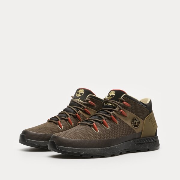 Męskie buty outdoor (trekkingowe) TIMBERLAND SPRINT TREKKER MID FAB WP tb0a61sc3271 kolor khaki