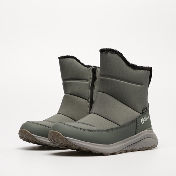 Damskie buty za kostkę JACK WOLFSKIN DROMOVENTURE TEXAPORE BOOT W 40598814136 kolor zielony