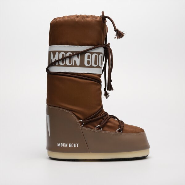 Damskie śniegowce MOON BOOT ICON NYLON 14004400087 kolor brązowy