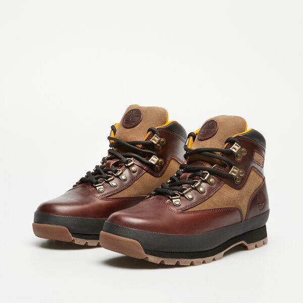 Męskie buty outdoor (trekkingowe) TIMBERLAND EURO HIKER MID tb0a2p27eiw1 kolor bordowy