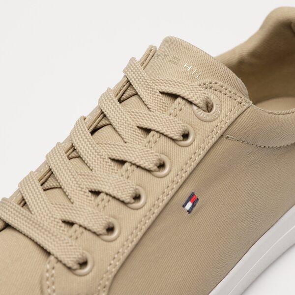 Damskie półbuty TOMMY HILFIGER ESSENTIAL STRIPES SNEAKER fw0fw06954rbt kolor beżowy