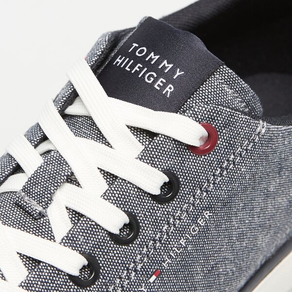 Męskie trampki TOMMY HILFIGER TH HI VULC LOW CHAMBRAY fm0fm04945dw5 kolor szary