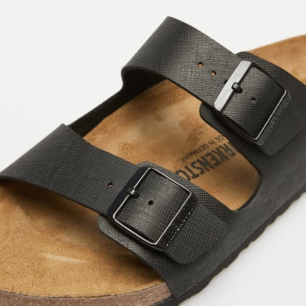 Męskie klapki BIRKENSTOCK ARIZONA BF SAFFIANO BLACK 1026437 kolor czarny