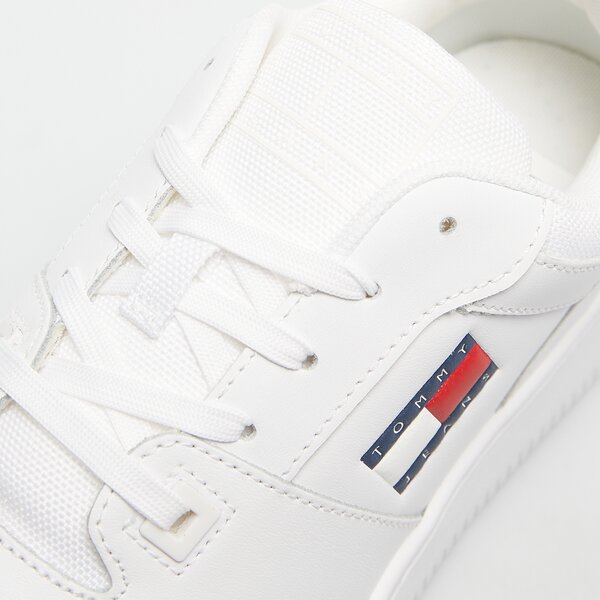 Męskie sneakersy (buty) TOMMY HILFIGER TJM RETRO BASKET ESS em0em01395ybr kolor biały