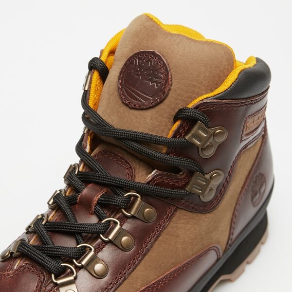 Męskie buty outdoor (trekkingowe) TIMBERLAND EURO HIKER MID tb0a2p27eiw1 kolor bordowy