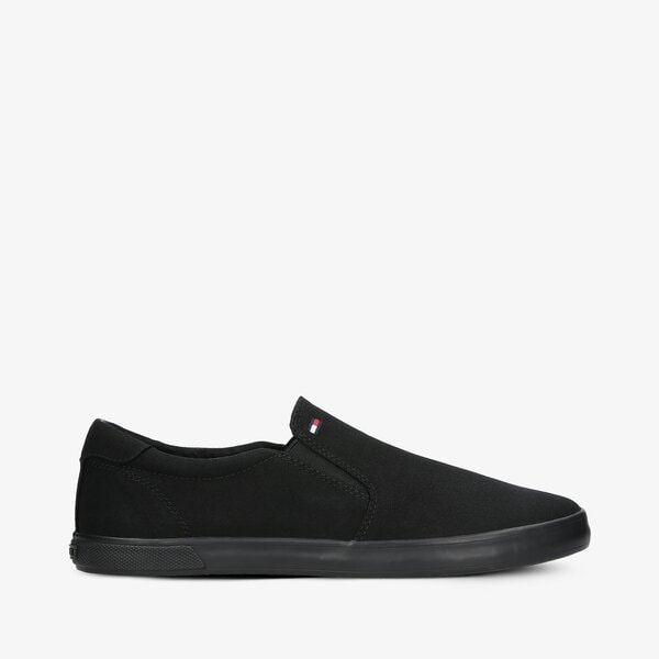 Męskie trampki TOMMY HILFIGER ICONIC SLIP ON SNEAKER fm0fm005970gk kolor czarny