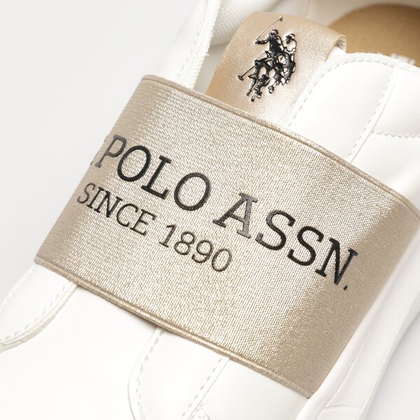 Dziecięce sneakersy (buty) U.S. POLO ASSN. HELIS helis016jwhigol01 kolor biały