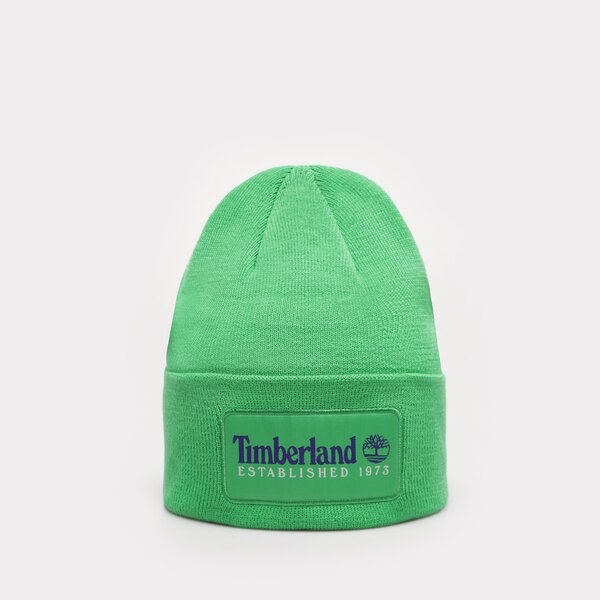 Damska czapka zimowa TIMBERLAND CZAPKA ESTABLISHED 1973 tb0a2ptdh311 kolor zielony