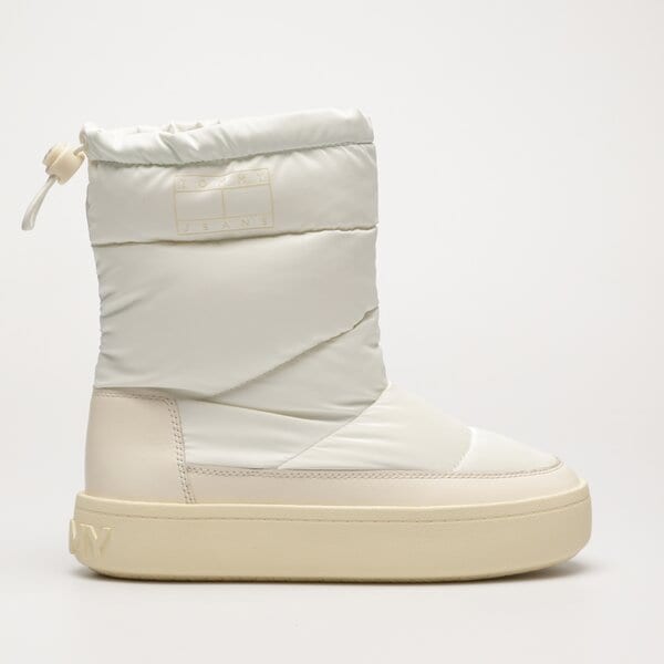 Damskie śniegowce TOMMY HILFIGER TJW WINTER BOOT en0en02252ya6 kolor biały