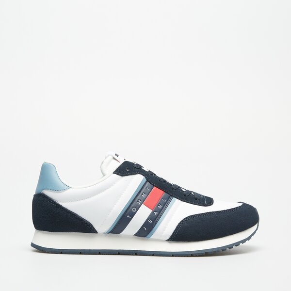 Męskie sneakersy (buty) TOMMY HILFIGER TJM RUNNER CASUAL ESS em0em01351czc kolor biały