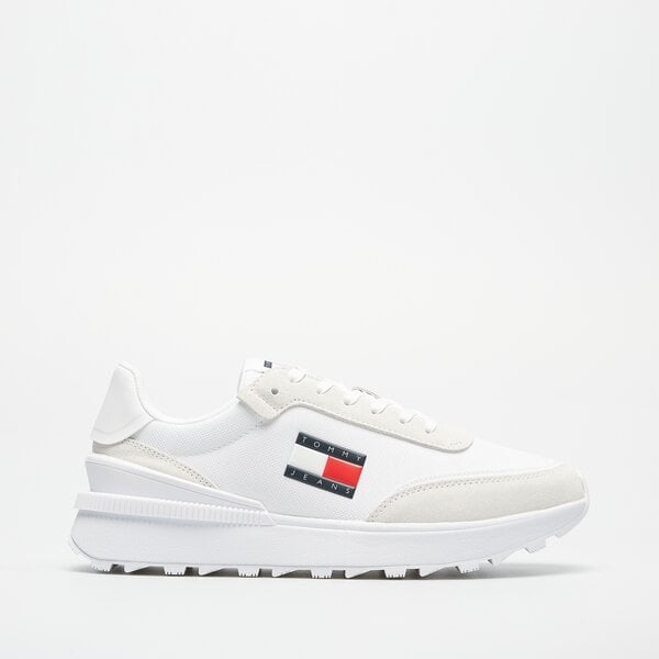 Męskie sneakersy (buty) TOMMY HILFIGER TJM TECHNICAL RUNNER ESS em0em01265ybr kolor biały