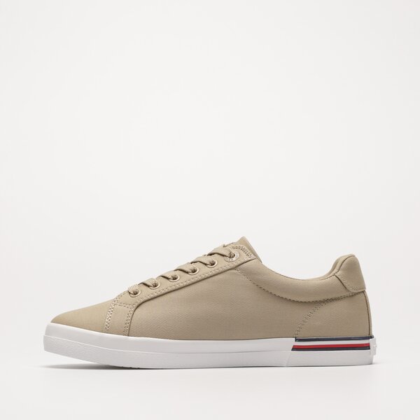 Damskie półbuty TOMMY HILFIGER ESSENTIAL STRIPES SNEAKER fw0fw06954rbt kolor beżowy