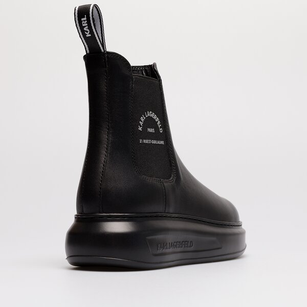 Damskie botki / sztyblety KARL LAGERFELD KAPRI MAISON GORE MID BOOT kl62540-000 kolor czarny