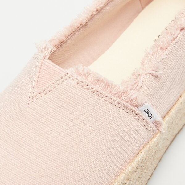 Damskie espadryle TOMS BALLET PINK CANVAS 10020698 kolor różowy