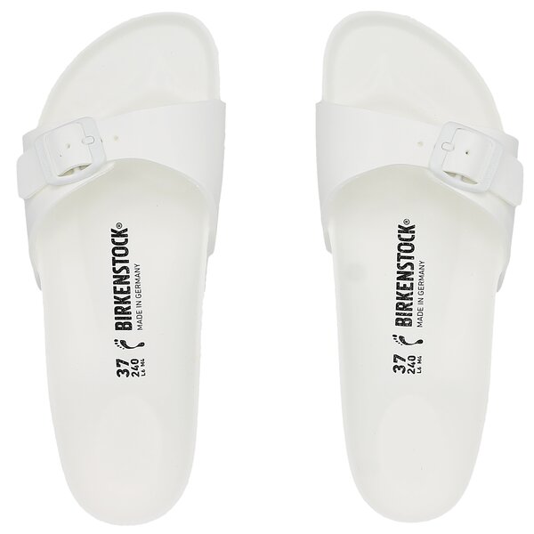 Damskie klapki BIRKENSTOCK MADRID EVA 128183 kolor biały