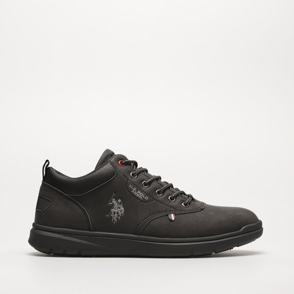 Męskie buty za kostkę U.S. POLO ASSN. YGOR006  ygor006blk kolor czarny