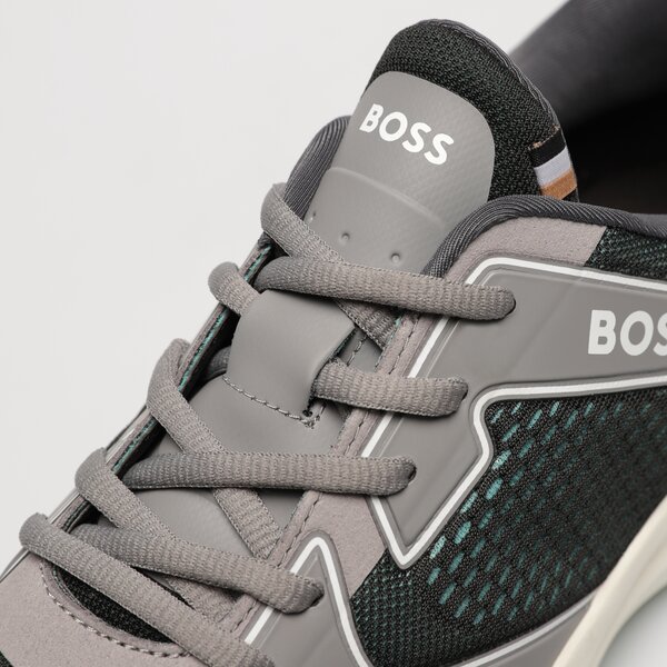 Męskie sneakersy (buty) HUGO BOSS OWEN RUNN EMPR 50493217064 kolor szary