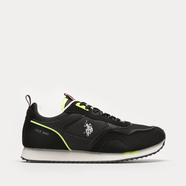 Męskie sneakersy (buty) U.S. POLO ASSN ETHAN001  ethan001blk kolor czarny