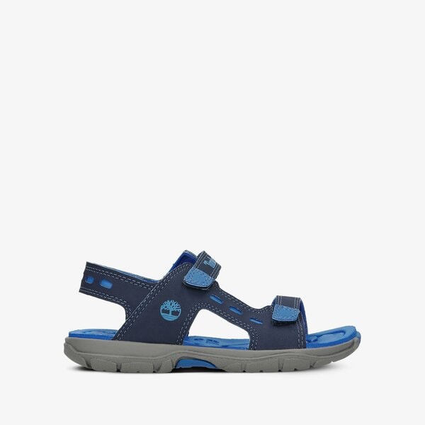 Dziecięce sandały / klapki TIMBERLAND MOSS JUMP 2 STRAP SANDAL tb0a1ynh0191 kolor granatowy