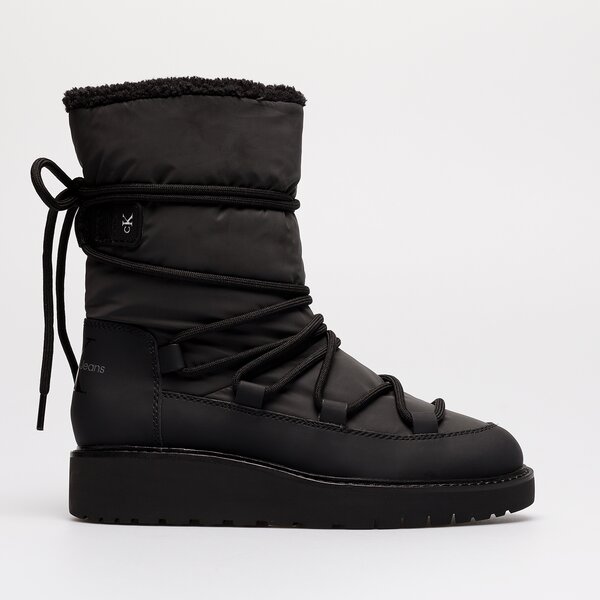 Damskie śniegowce CALVIN KLEIN PLUS SNOW BOOT yw0yw00731bds kolor czarny