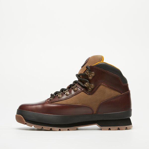 Męskie buty outdoor (trekkingowe) TIMBERLAND EURO HIKER MID tb0a2p27eiw1 kolor bordowy