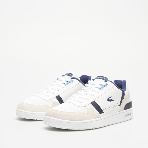 Męskie sneakersy (buty) LACOSTE T-CLIP 124 5 SMA 747sma0071080 kolor biały