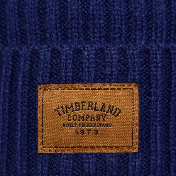 Damska czapka zimowa TIMBERLAND CZAPKA RIBBED BEANIE (EU) tb0a1egwcy51 kolor granatowy