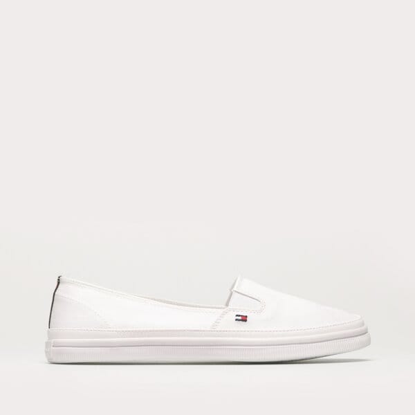 Damskie trampki TOMMY HILFIGER ESSENTIAL KESHA SLIP-ON fw0fw07121ybs kolor biały