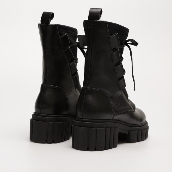 Damskie botki / sztyblety SYMBIOSIS BOOTS ADELINE  syl100019 kolor czarny