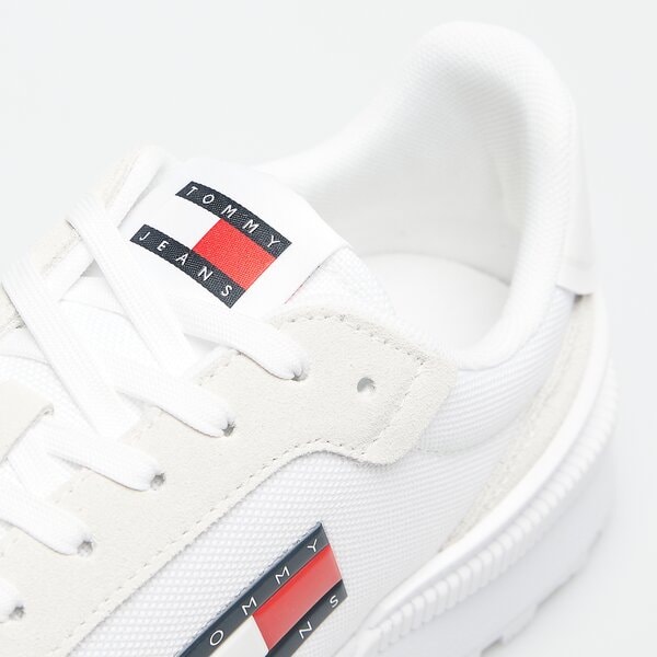 Męskie sneakersy (buty) TOMMY HILFIGER TJM TECHNICAL RUNNER ESS em0em01265ybr kolor biały