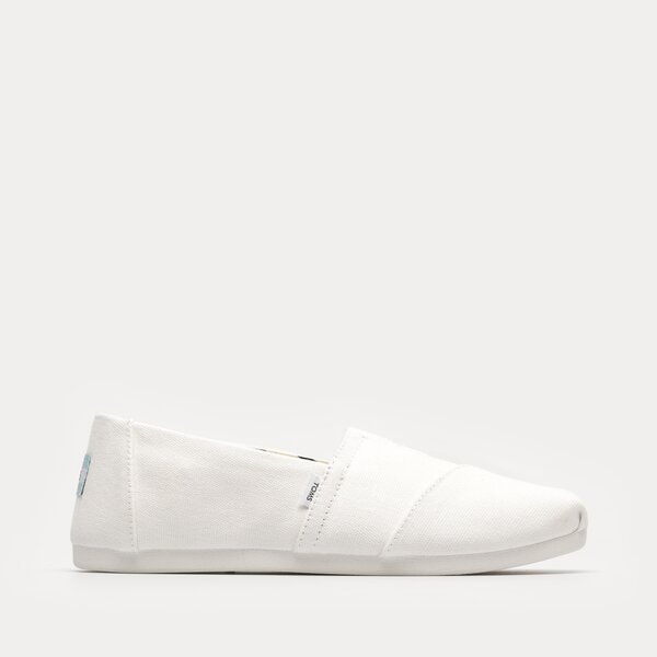 Damskie espadryle TOMS WHITE RECYCLED COTTON CANVAS 10017739 kolor biały