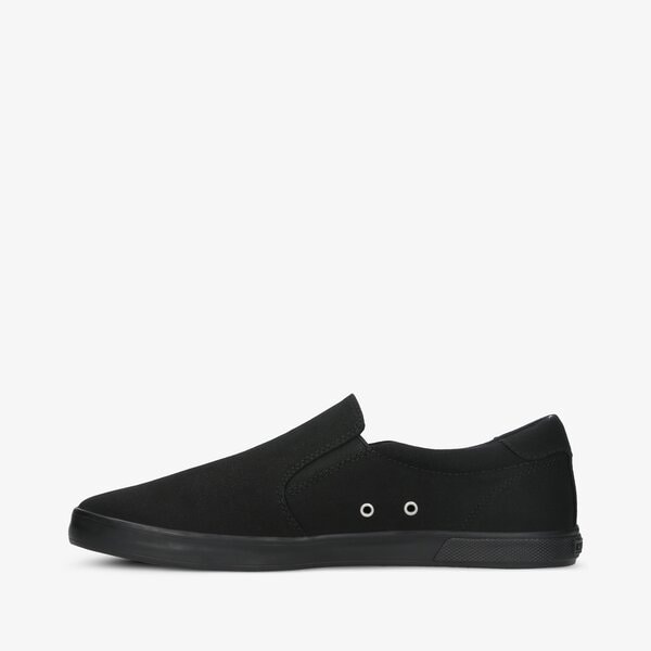 Męskie trampki TOMMY HILFIGER ICONIC SLIP ON SNEAKER fm0fm005970gk kolor czarny