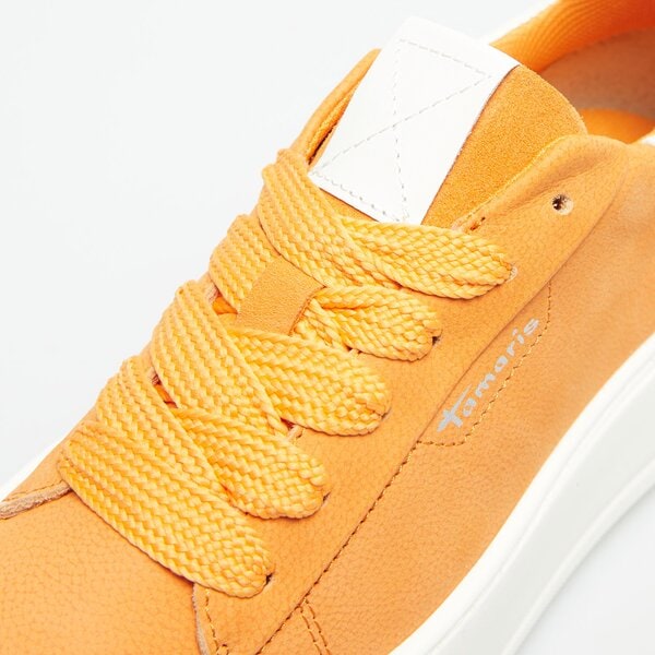 Damskie sneakersy (buty) TAMARIS ORANGE PLATFORM SNEAKERS 12381241606 kolor pomarańczowy