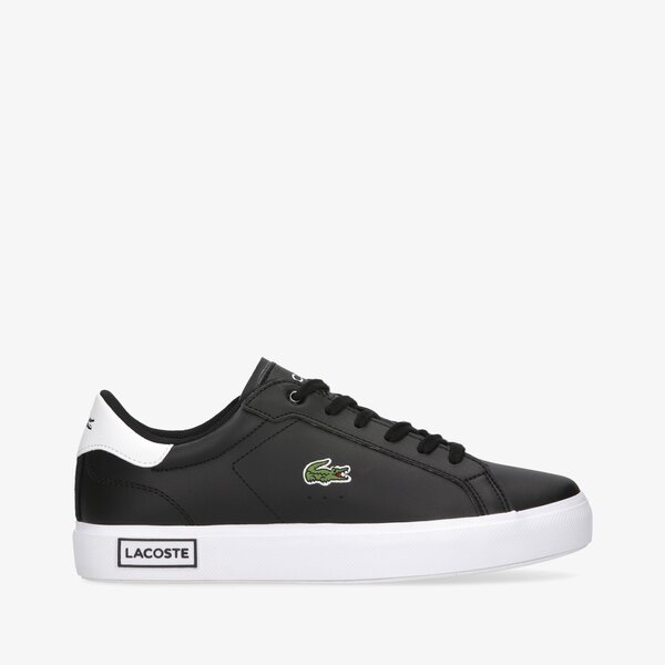 Dziecięce sneakersy (buty) LACOSTE POWERCOURT 0721 1 SUJ 741suj0014312 kolor czarny