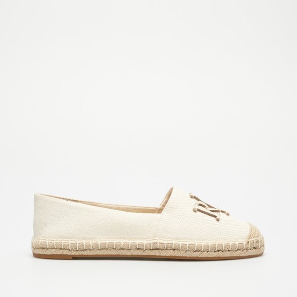 Damskie espadryle LAUREN RALPH LAUREN CAMERYN LOGO-ESPADRILLES 802920405006 kolor biały