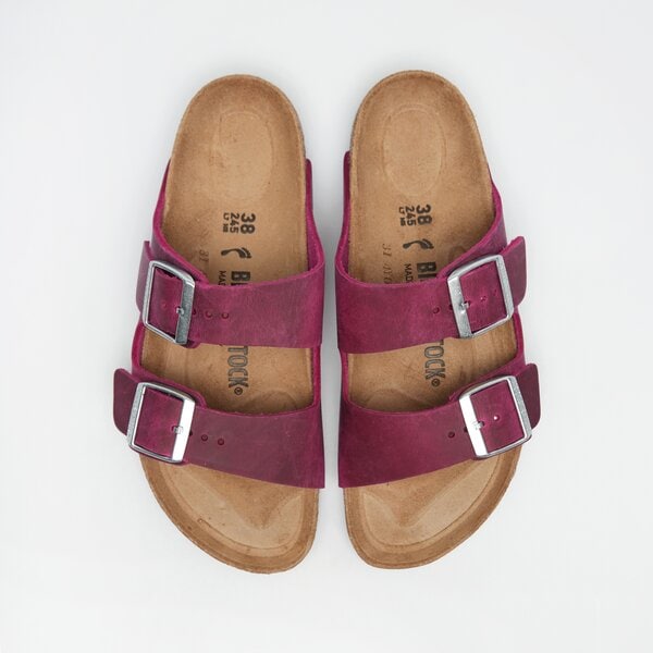 Damskie klapki BIRKENSTOCK ARIZONA LEOI FESTIVAL FUCHSIA 1024133 kolor różowy