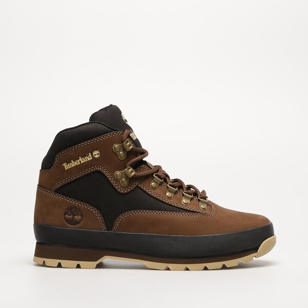 Męskie buty outdoor (trekkingowe) TIMBERLAND EURO HIKER LEATHER tb0a5zj59681 kolor brązowy