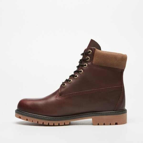 Męskie buty za kostkę TIMBERLAND HERITAGE 6 INCH tb0a41mweiw1 kolor bordowy