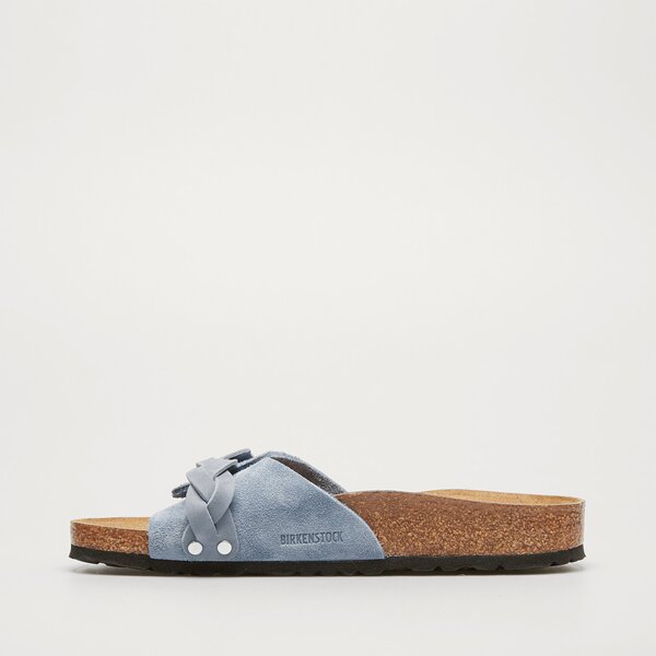 Damskie klapki BIRKENSTOCK PULA LEVE BRAIDED E.BLUE 1026629 kolor niebieski