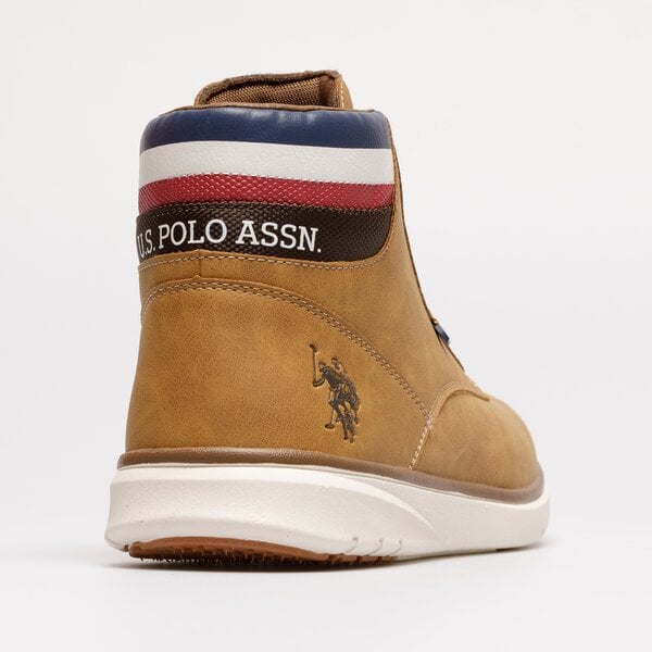 Męskie buty za kostkę U.S. POLO ASSN. YGOR005 ygor005tan kolor żółty