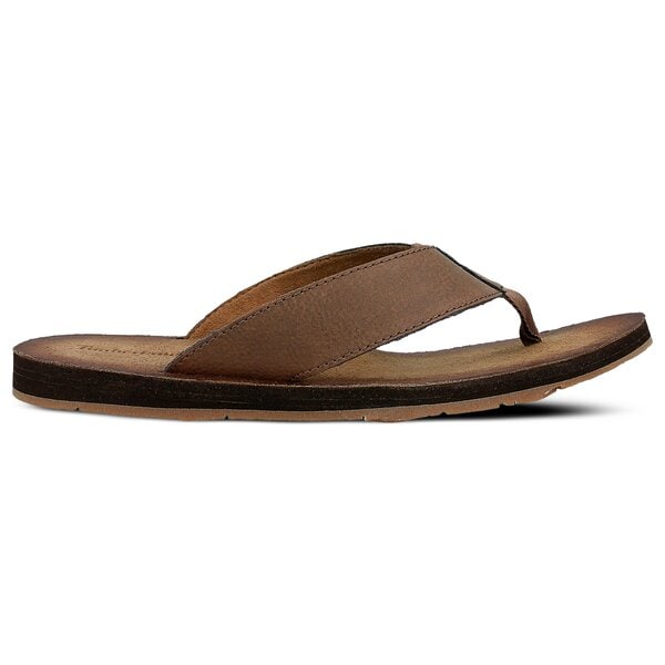 Męskie klapki TIMBERLAND WILD DUNES LTHR FLIP FLOP PFLOP a18xt kolor brązowy