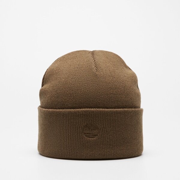 Damska czapka zimowa TIMBERLAND CZAPKA CUFF BEANIE W/ EMBROIDERED LOGO tb0a61cja581 kolor zielony