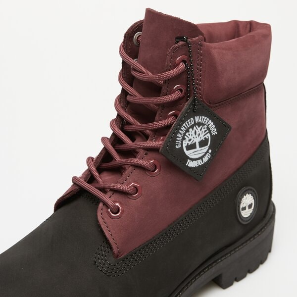 Męskie buty outdoor (trekkingowe) TIMBERLAND 6 IN PREMIUM tb0a2p6weje1 kolor bordowy