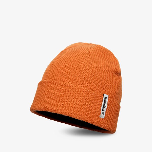 Damska czapka zimowa TIMBERLAND CZAPKA BRAND MISSION BEANIE tb0a1f8f6431 kolor brązowy