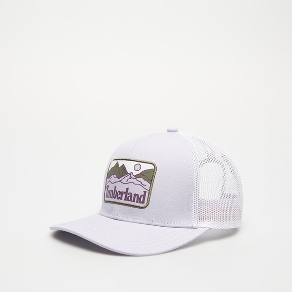 Damska czapka z daszkiem TIMBERLAND CZAPKA MOUNTAIN LINE PATCH TRUCKER tb0a2q52eg31 kolor fioletowy