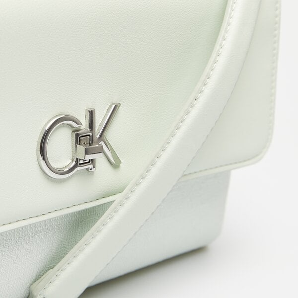 Damska torebka CALVIN KLEIN TOREBKA RE-LOCK CONV SHOULDER BAGJCQ k60k611755lia kolor niebieski