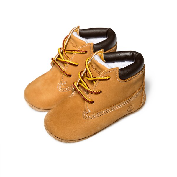 Dziecięce buty za kostkę TIMBERLAND CRIB BOOTIE WITH HAT tb09589r2311 kolor żółty